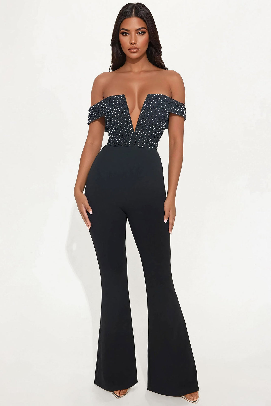 Spark Up The Night Jumpsuit - Black