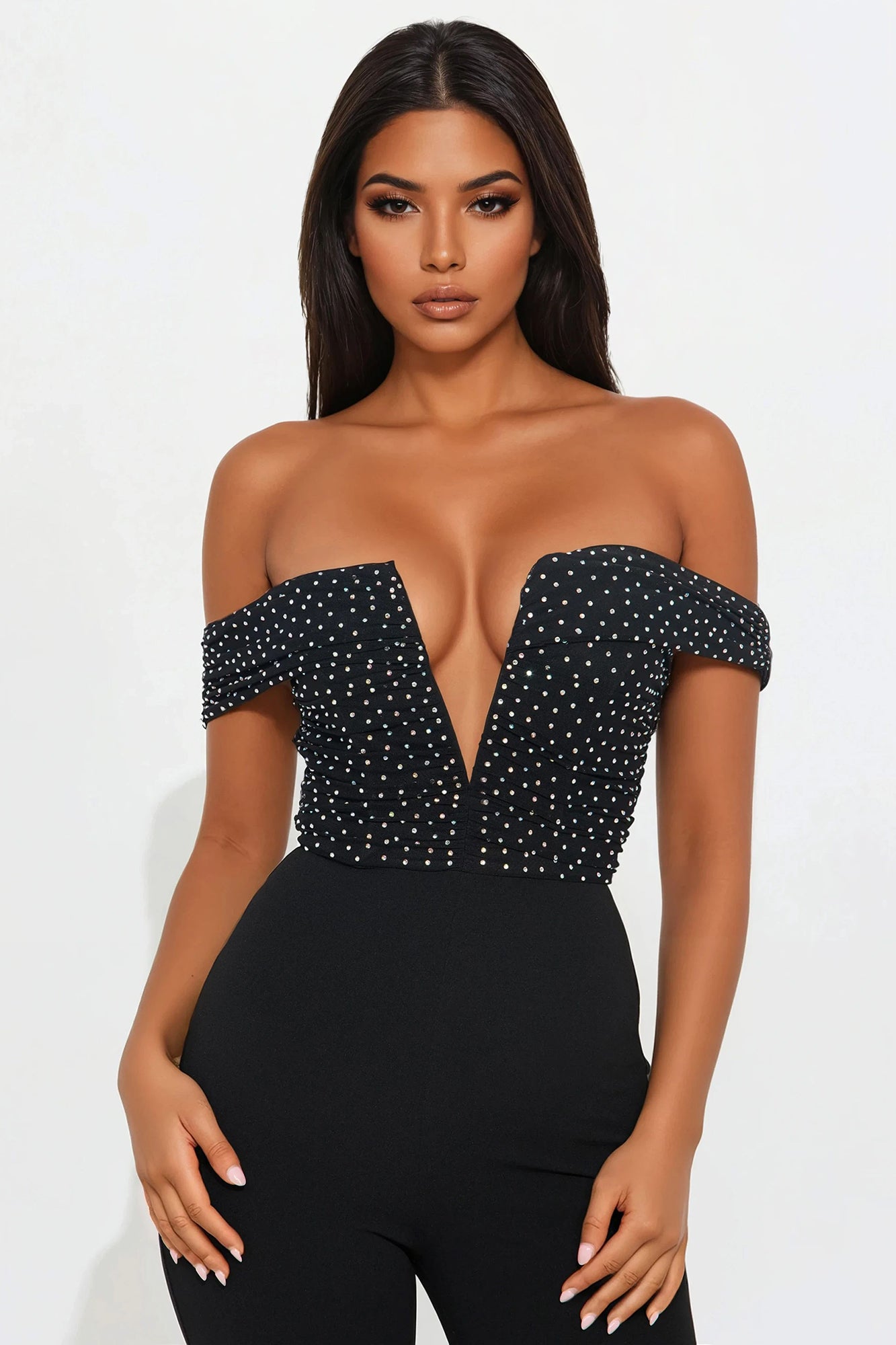 Spark Up The Night Jumpsuit - Black