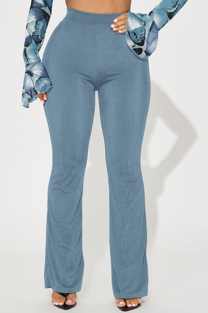 Slinky Girl Flare Pant - Blue