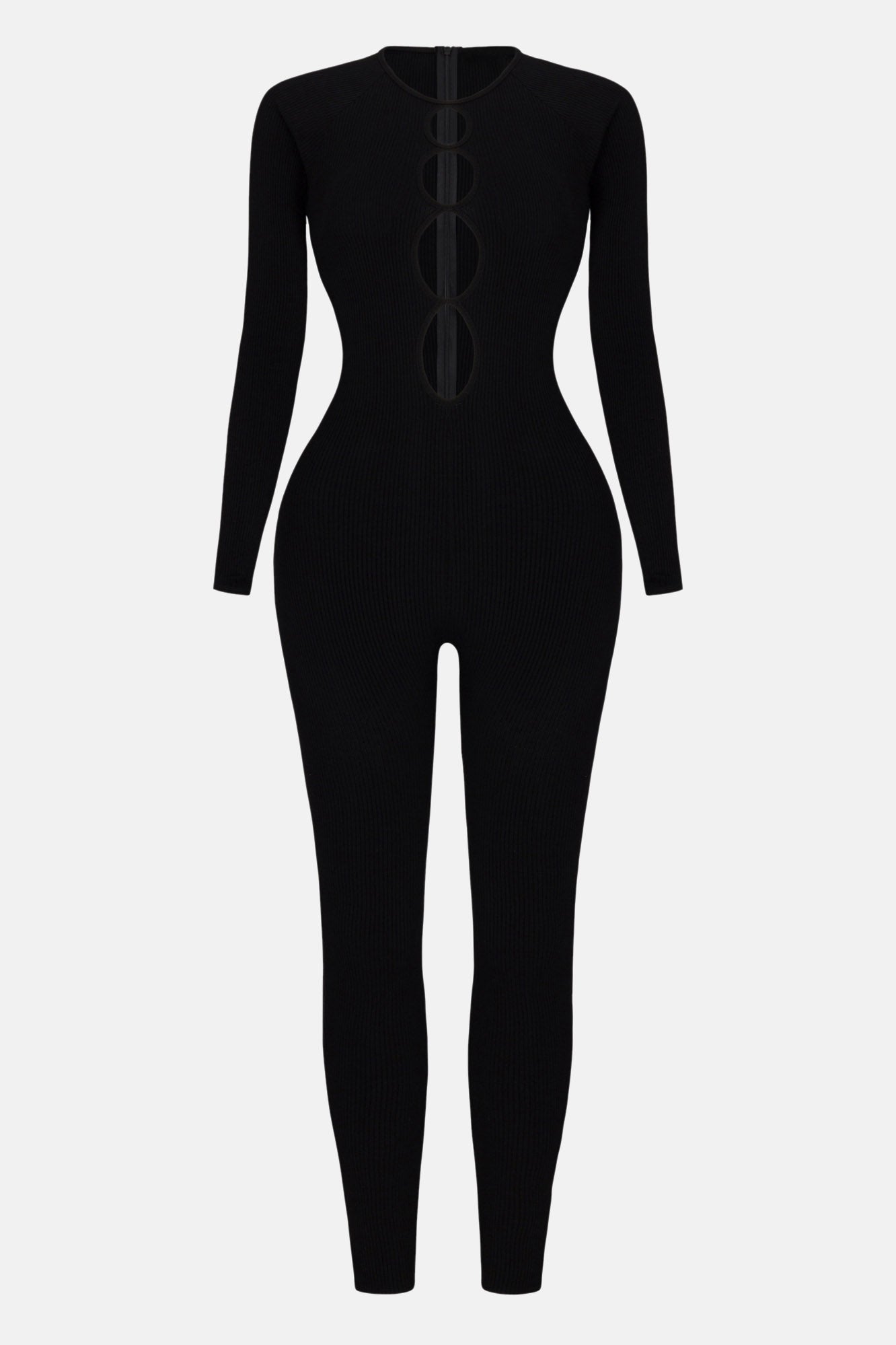 Jordyn Snatched Jumpsuit - Black