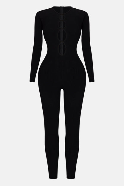 Jordyn Snatched Jumpsuit - Black