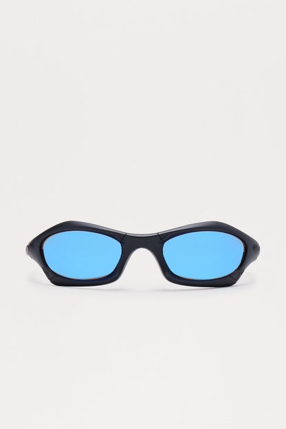 Easy Style Sunglasses - Black/Blue