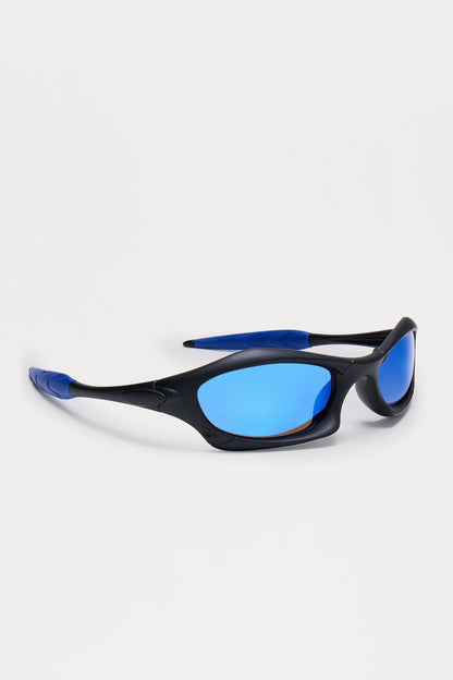 Easy Style Sunglasses - Black/Blue