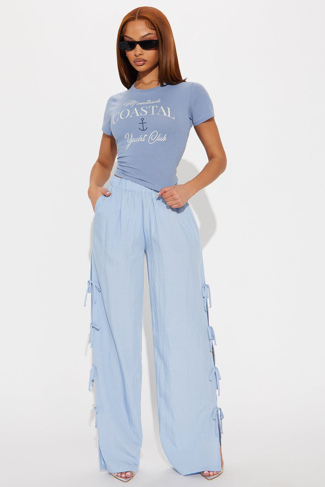 Feeling Sweet Wide Leg Pant - Blue