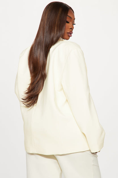 The Janet Blazer - Cream