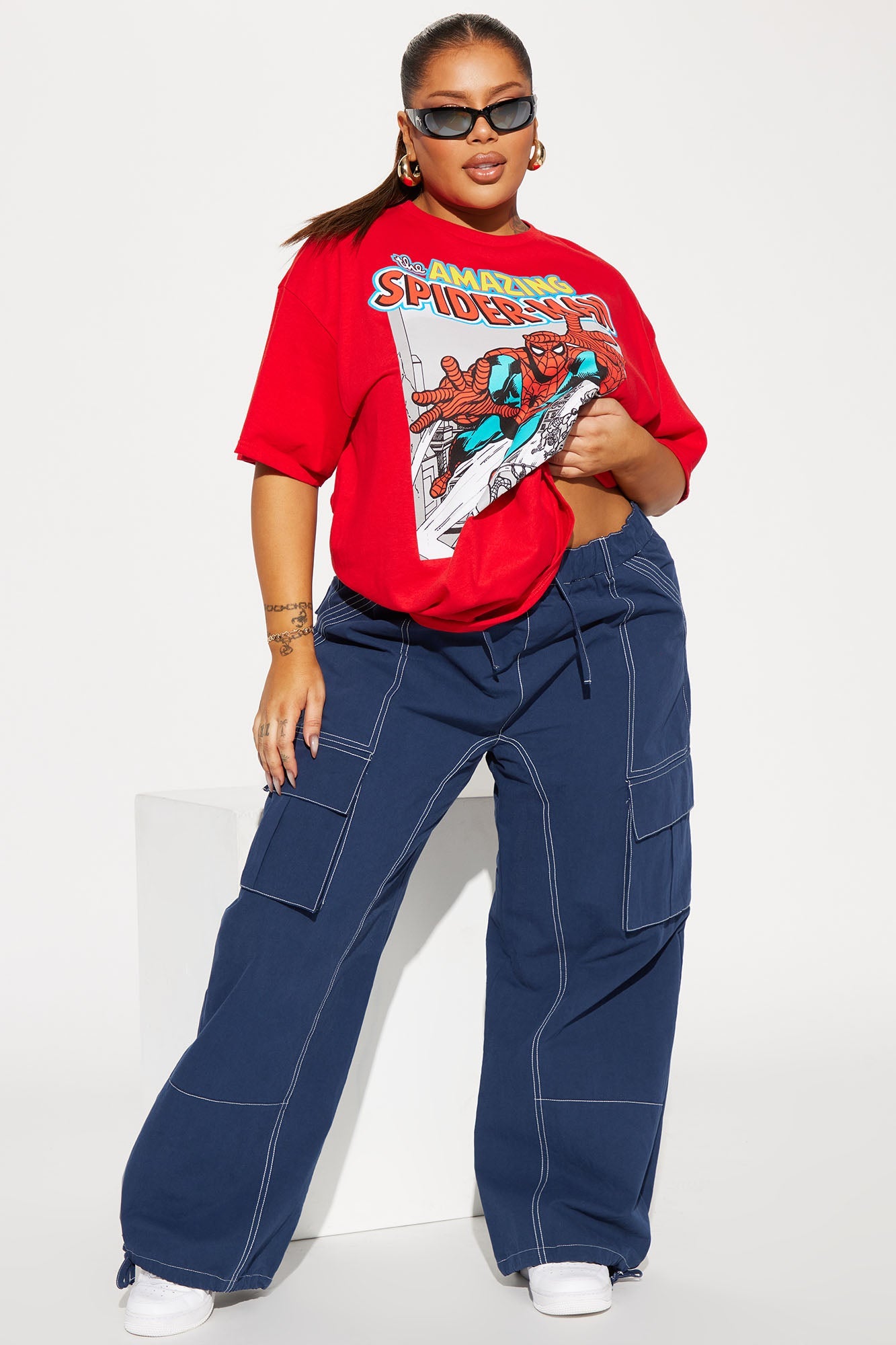 The Amazing Spiderman Graphic Tshirt - Red