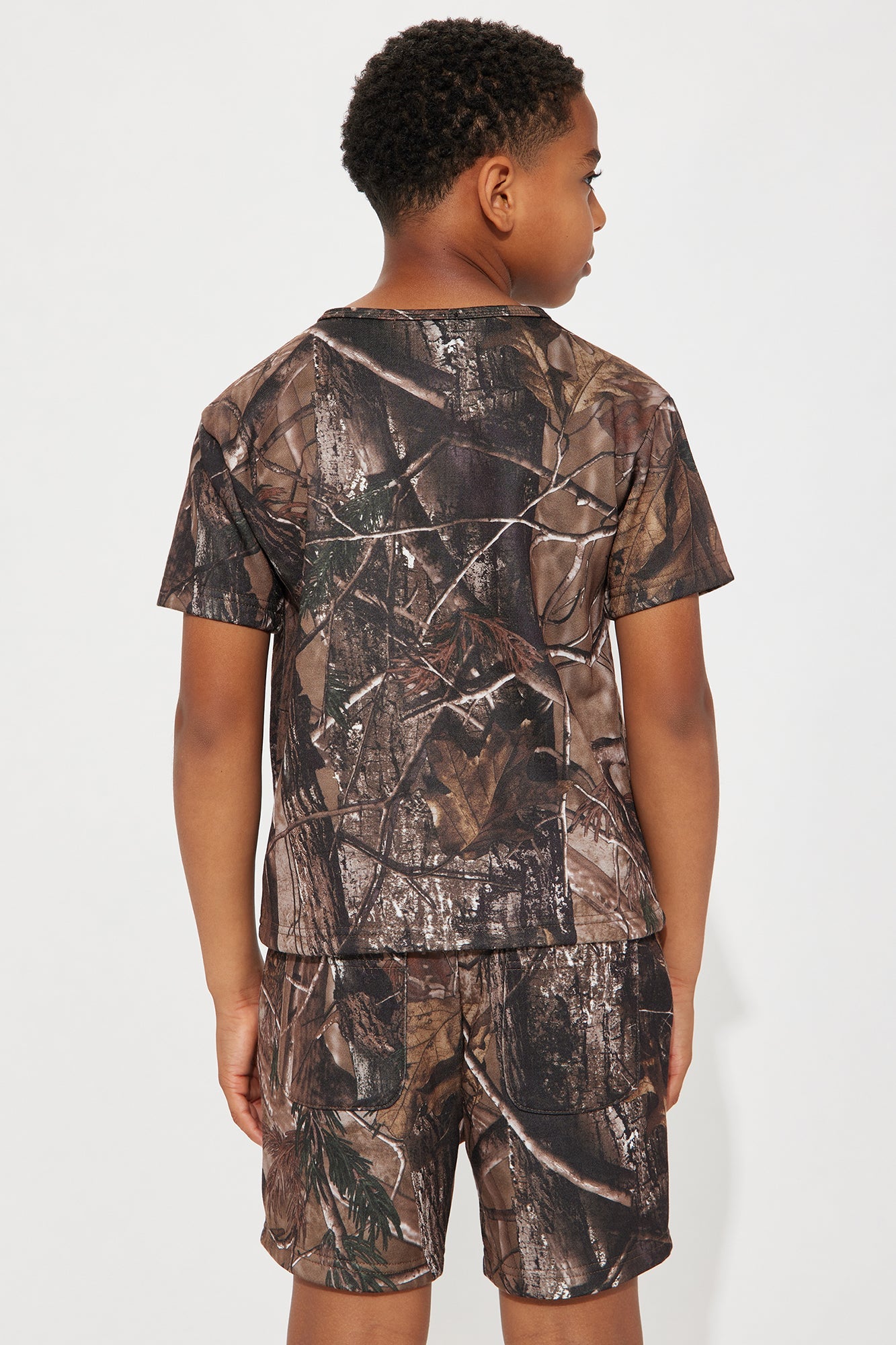 Mini Kyal Boxy Tee - Brown/combo