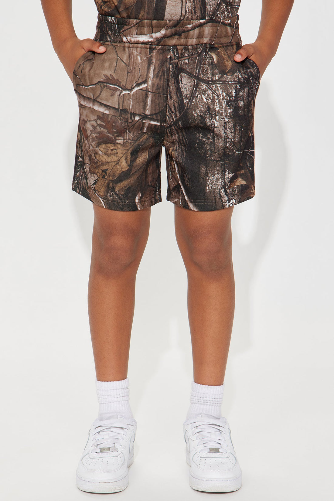 Mini Kyal Relaxed Short - Brown Combo