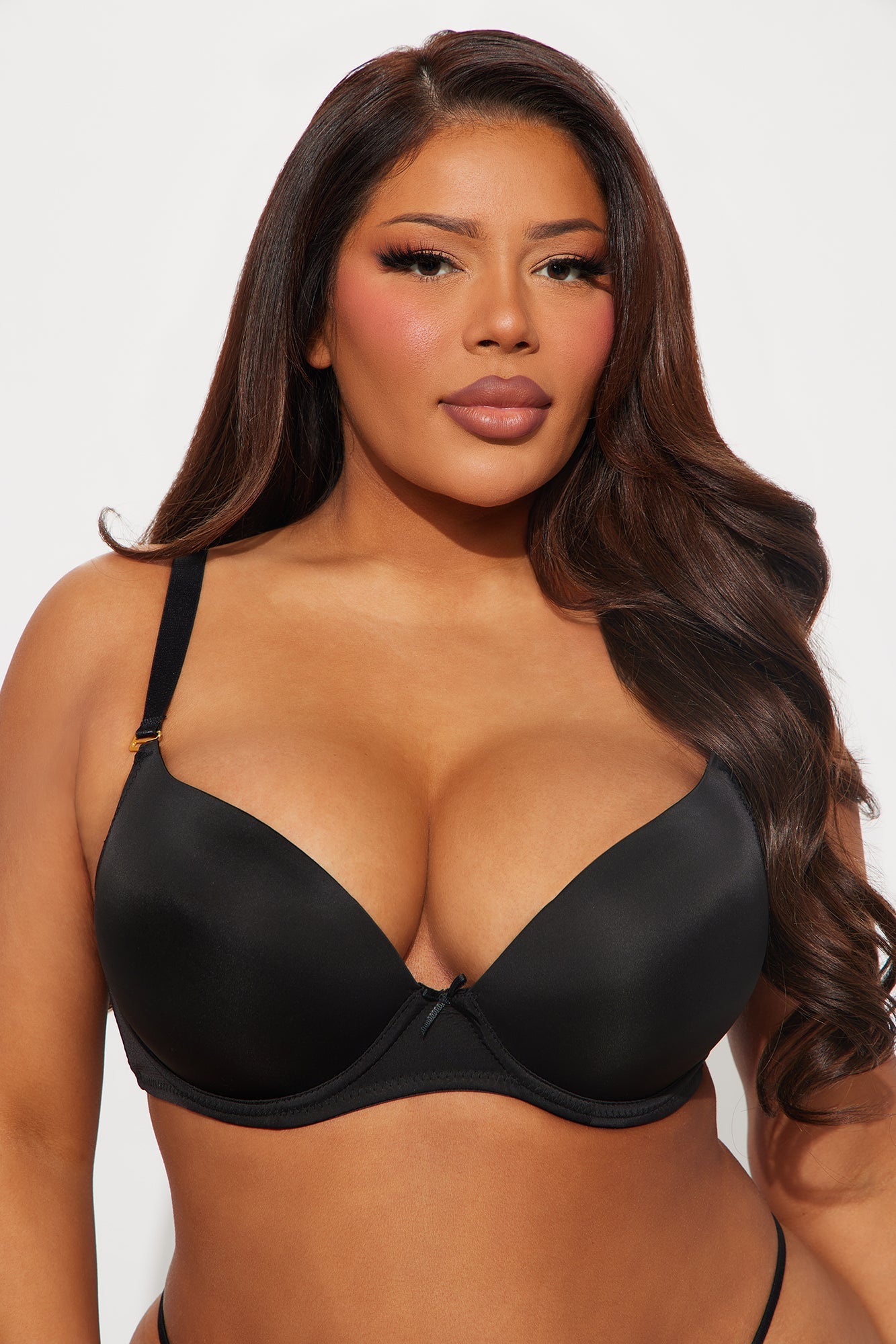 I Got You Push Up Tshirt Bra - Black