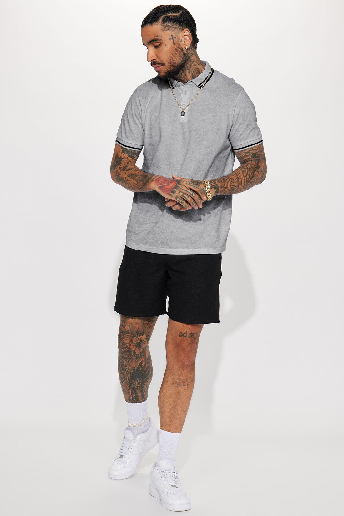 Wilson Short Sleeve Polo - Grey