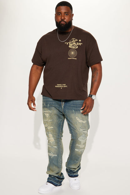Reality Short Sleeve Tee - Brown