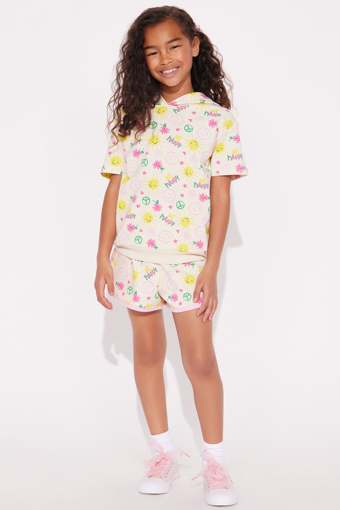 Mini Sunny Day Short Set - Multi Color