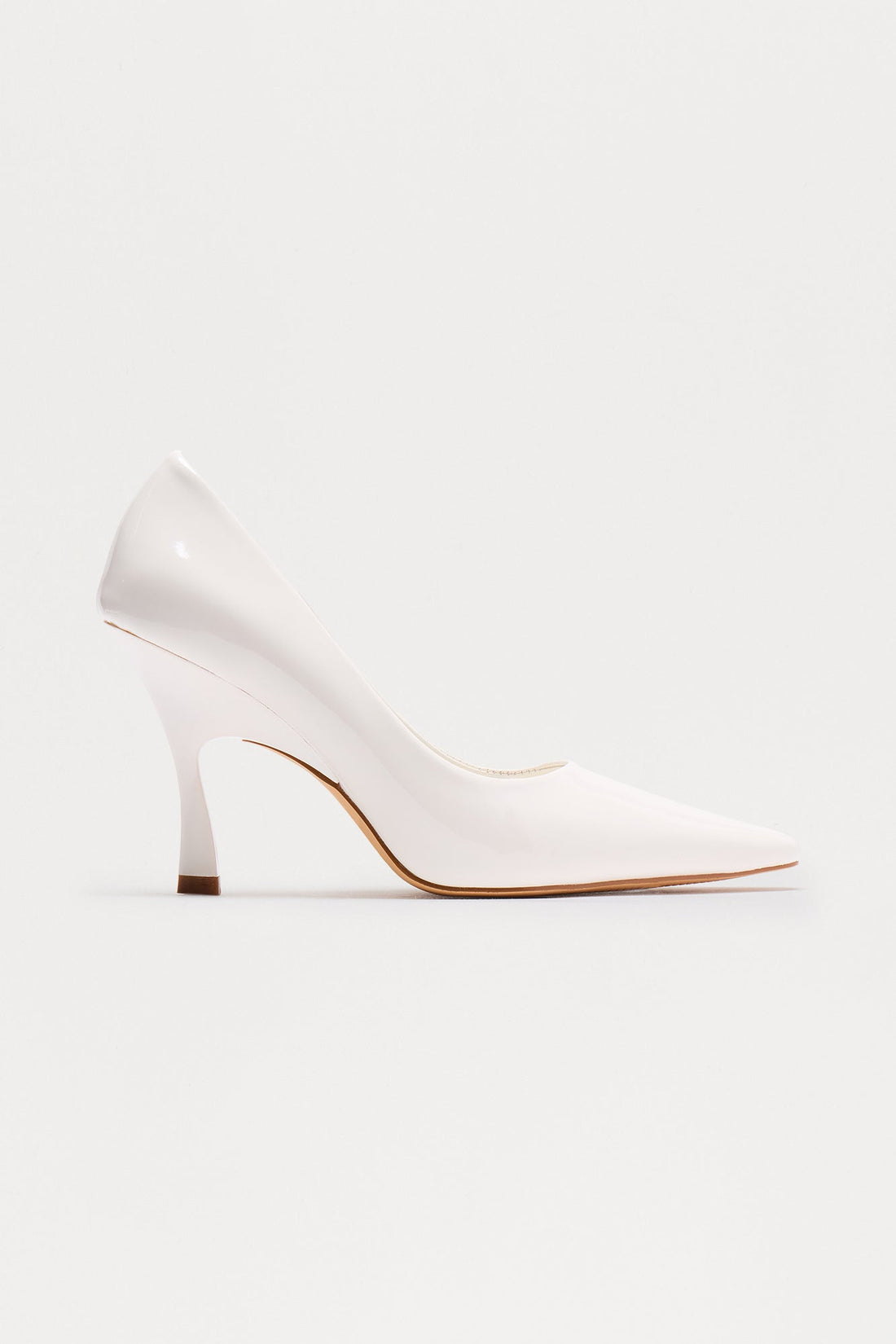 Wicked Patent Pumps - White