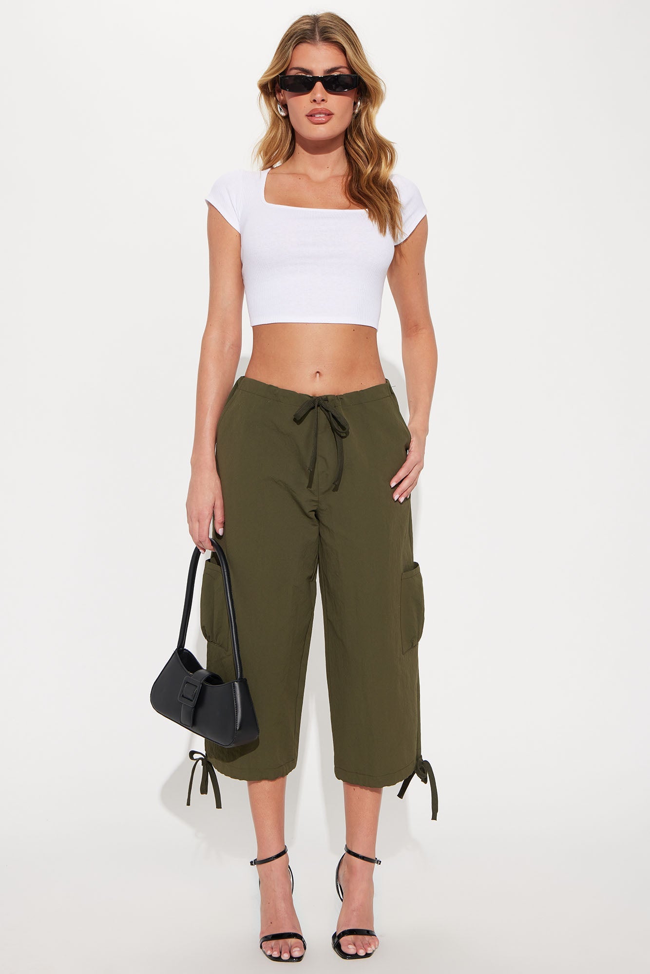 Say No More Windbreaker Bermuda Short - Olive