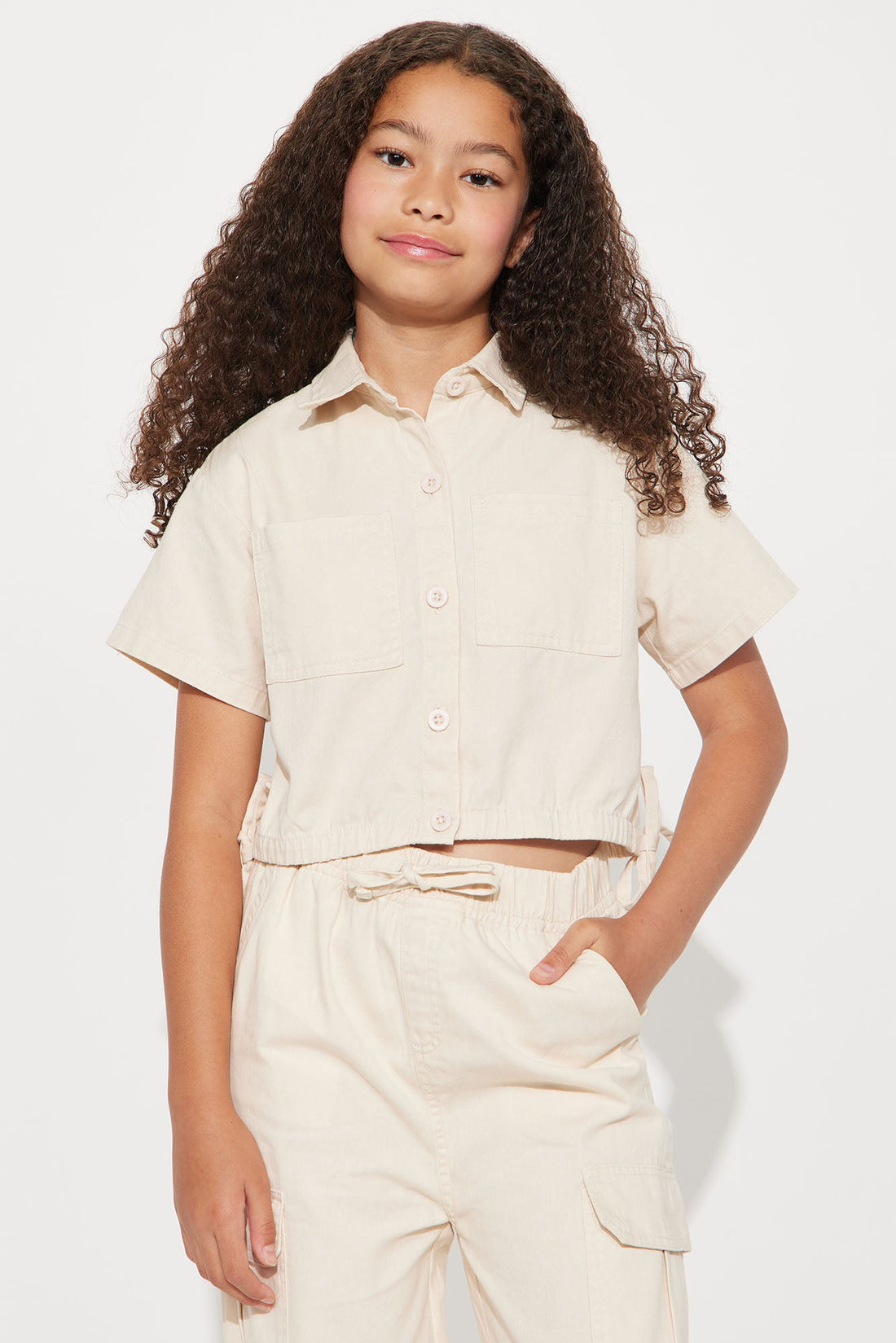 Mini Safari Era Pant Set - Sand