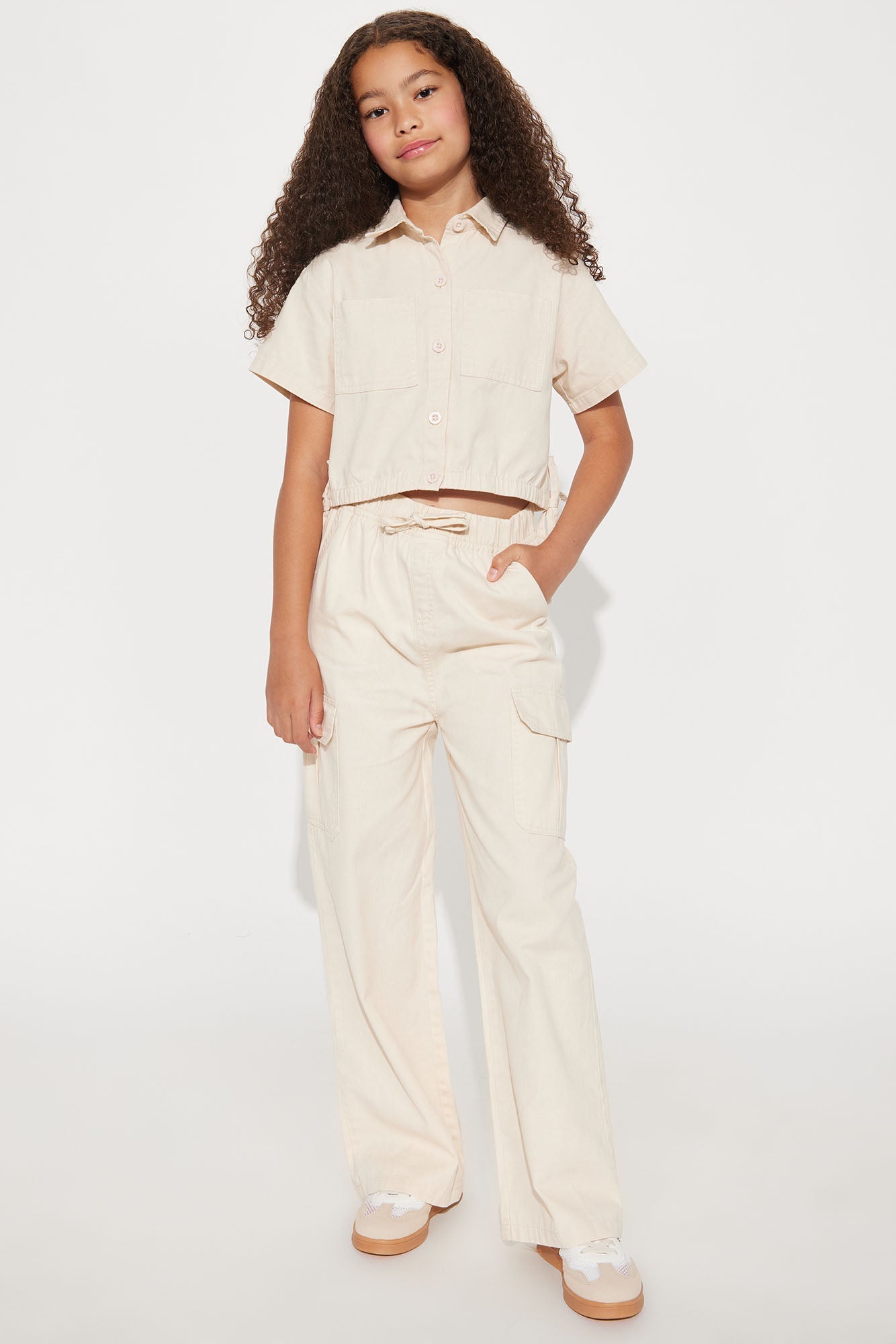 Mini Safari Era Pant Set - Sand