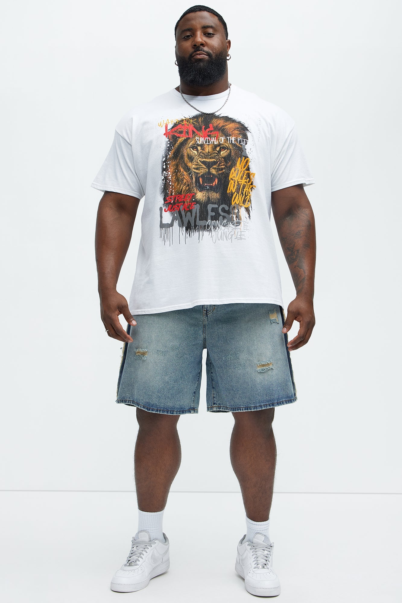 No Rules In The WIld Short Sleeve Tee - White