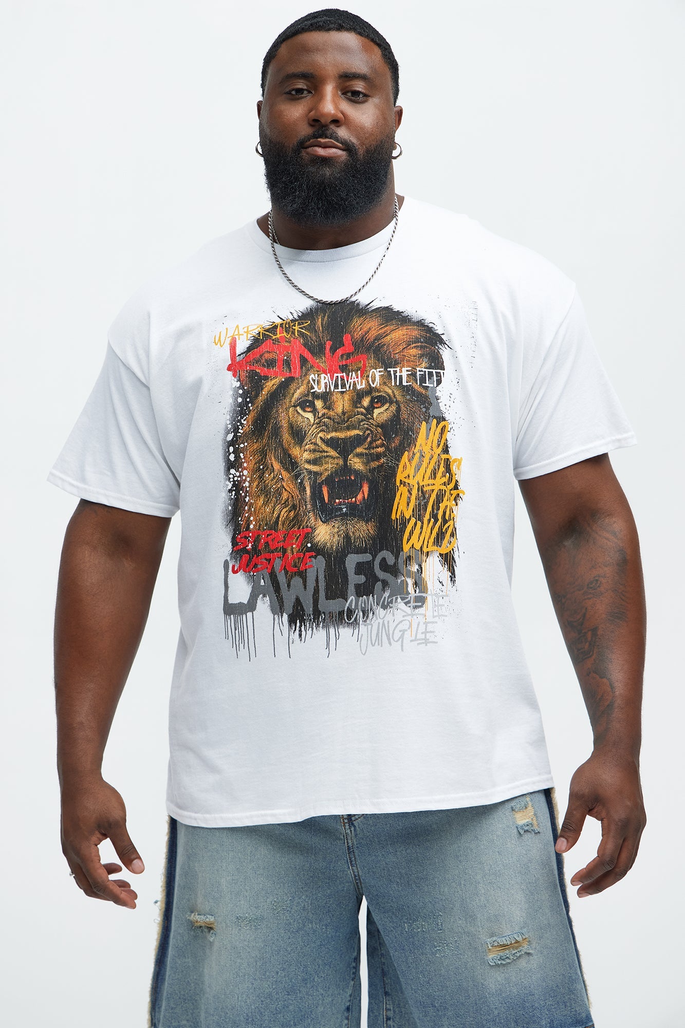 No Rules In The WIld Short Sleeve Tee - White