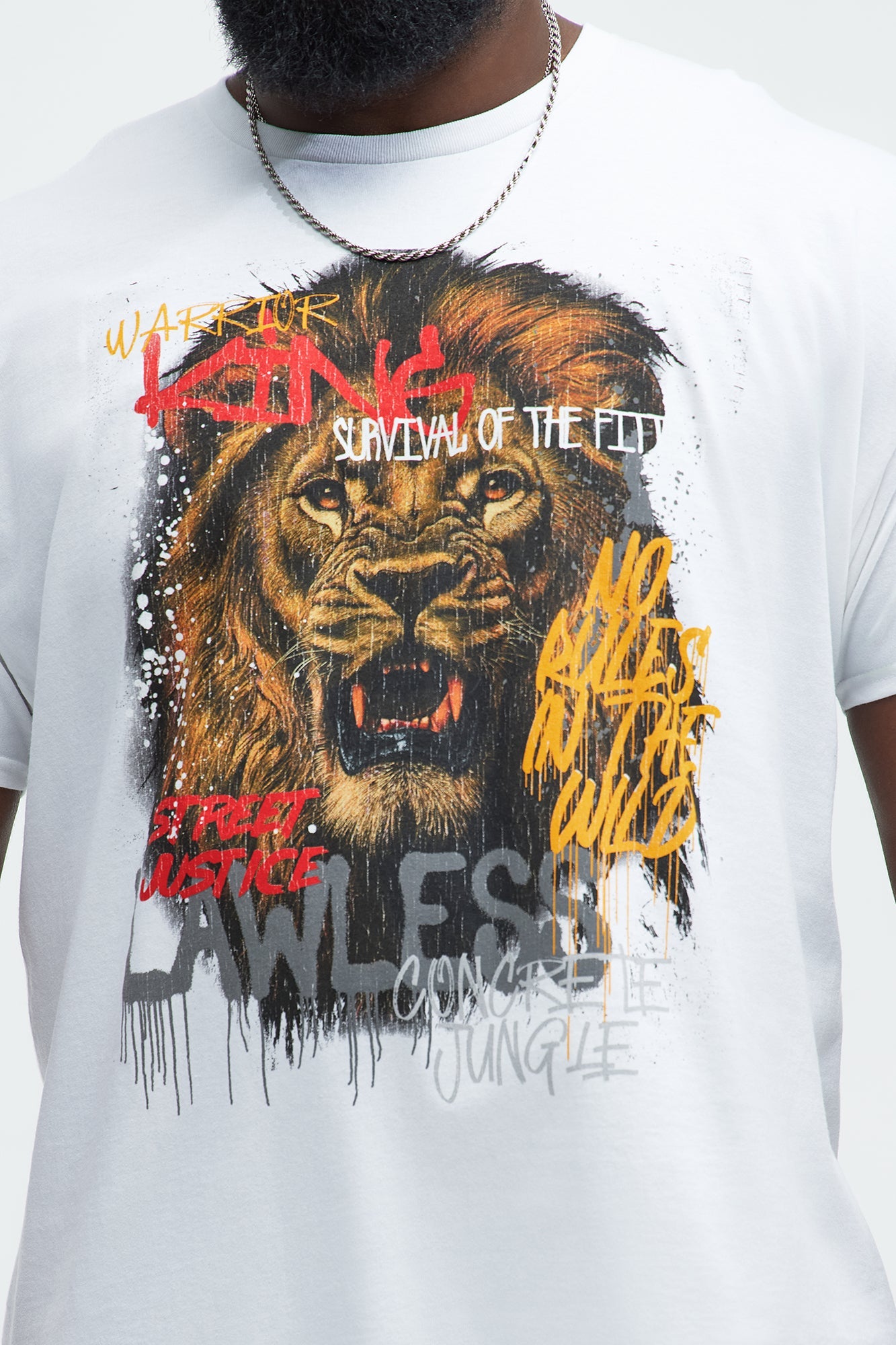 No Rules In The WIld Short Sleeve Tee - White