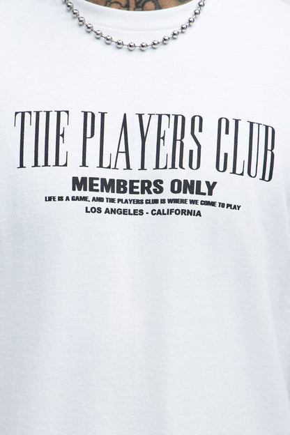 Life Is A Game Short Sleeve Tee - White