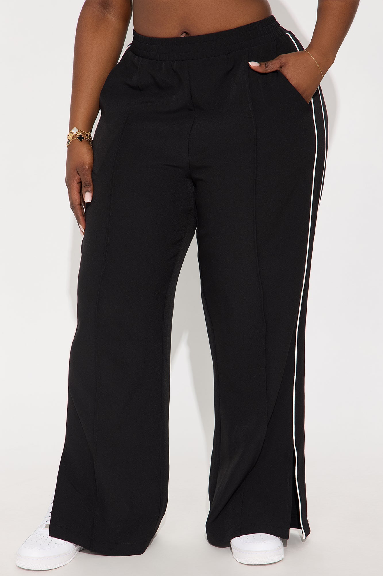 Gillian Track Trouser Pant - Black
