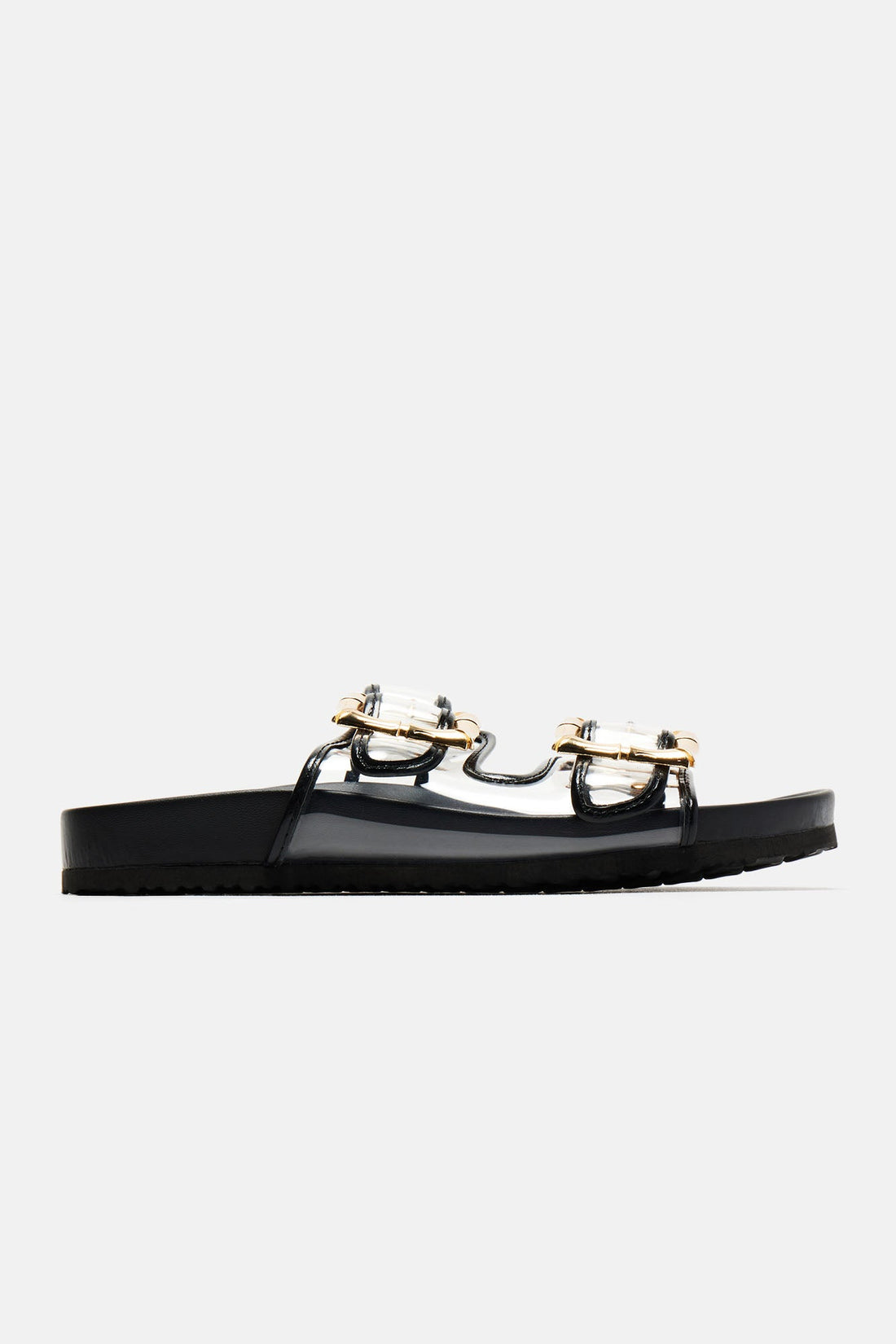 Lina Casual Slides - Black