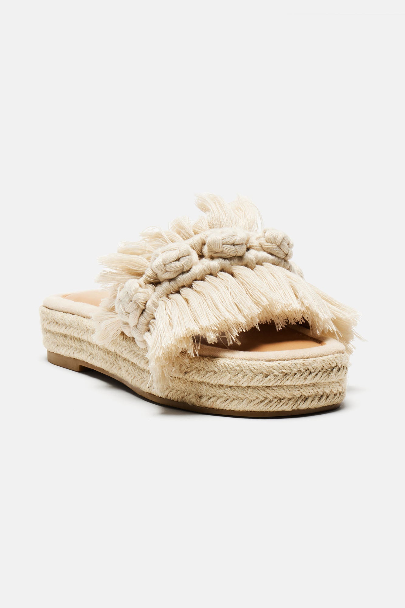 Boho Beauty Flatforms - Nude