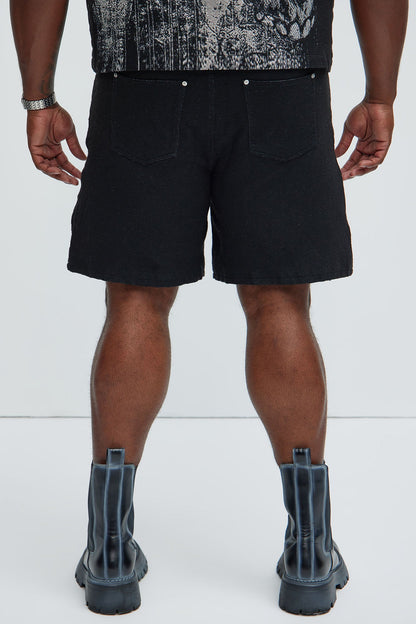 Azrael Tapestry Shorts - Black/combo