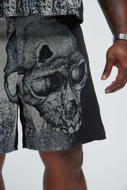 Azrael Tapestry Shorts - Black/combo