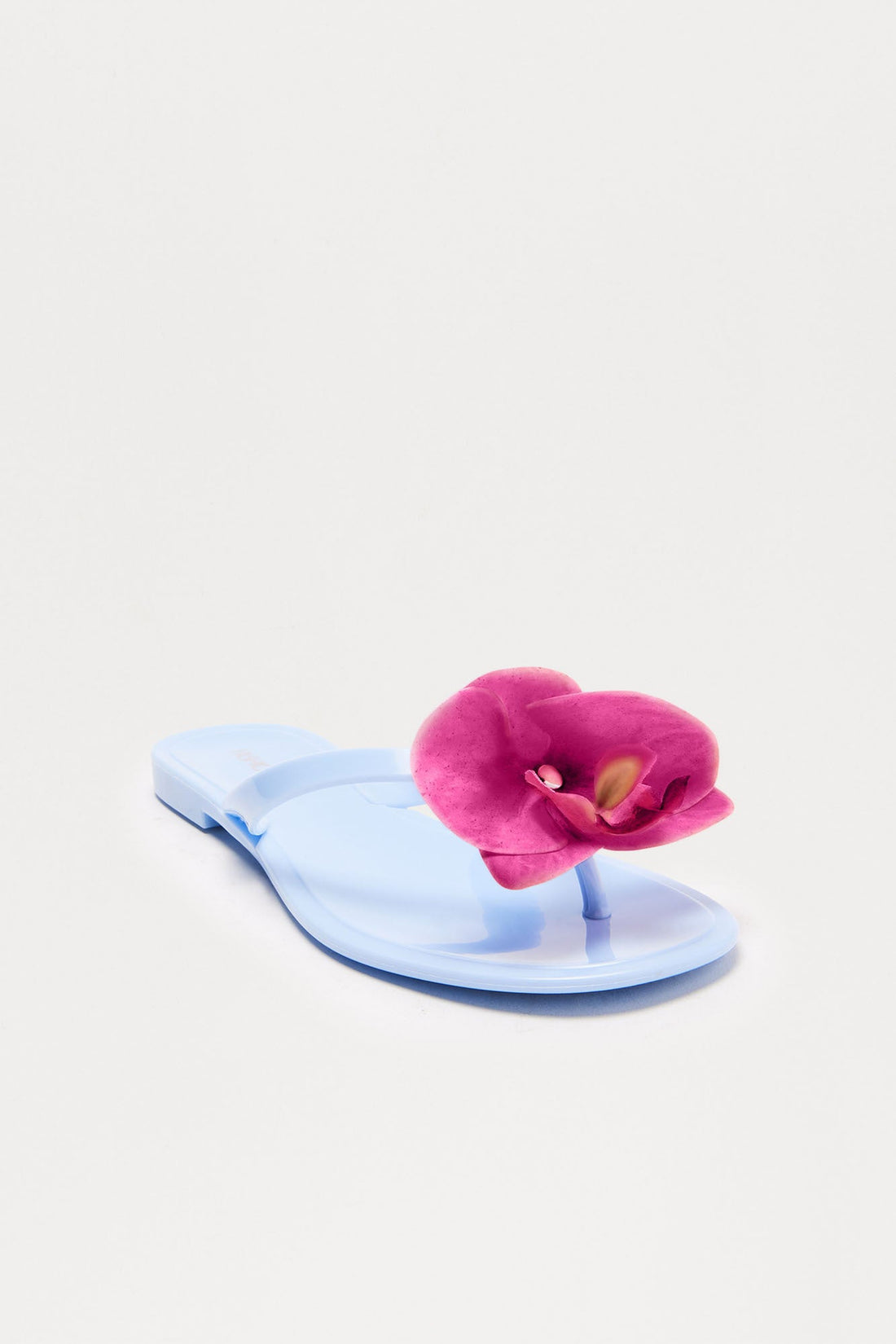 Denise Orchid Flip Flops - Blue