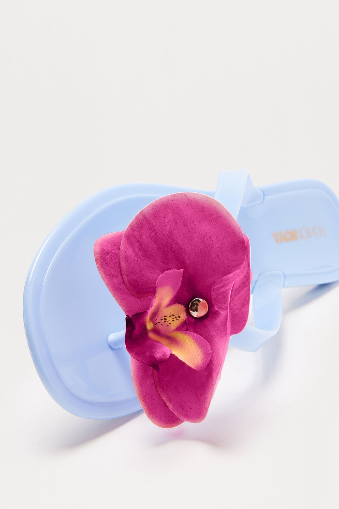 Denise Orchid Flip Flops - Blue