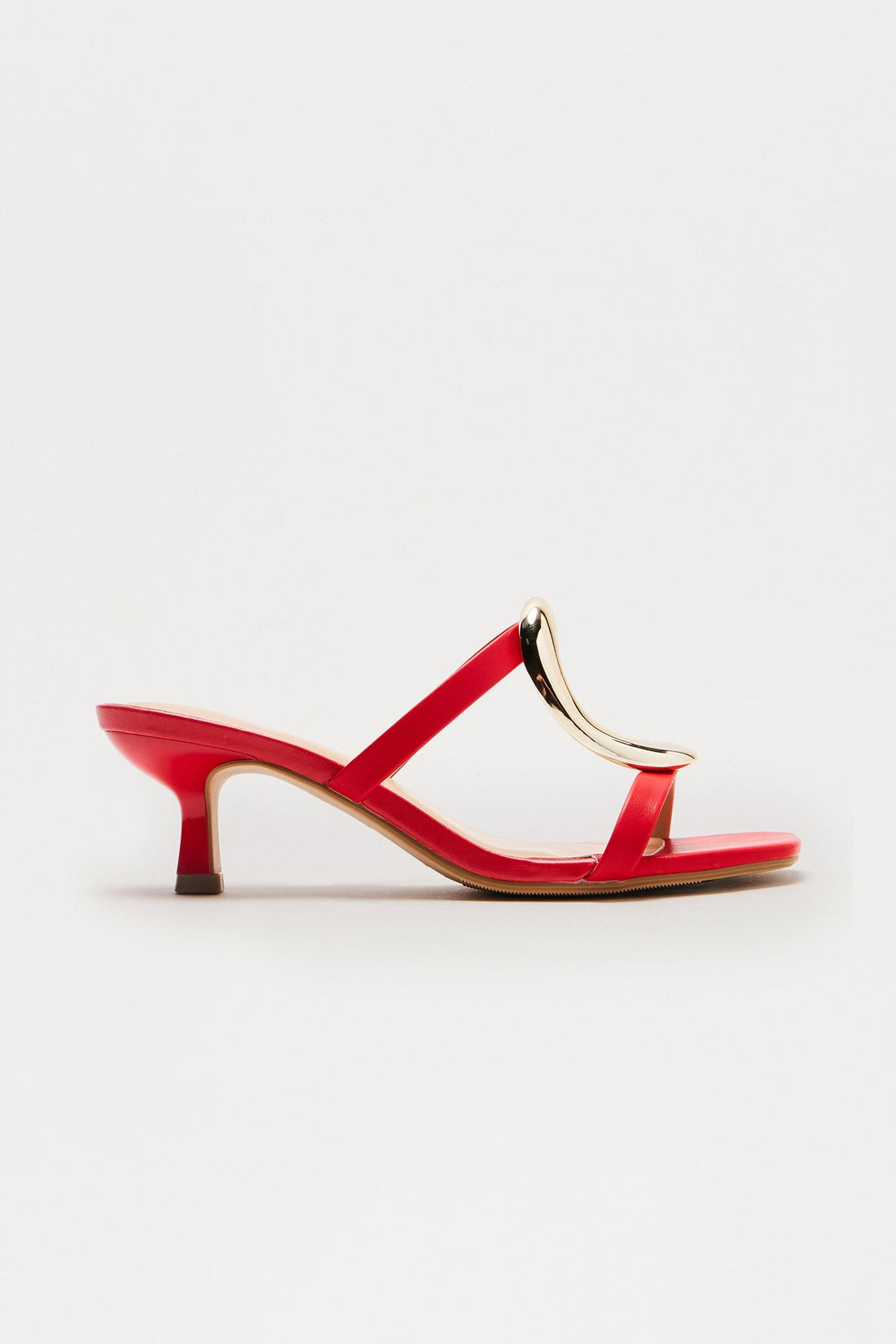 Maris Hardware Kitten Heels - Red
