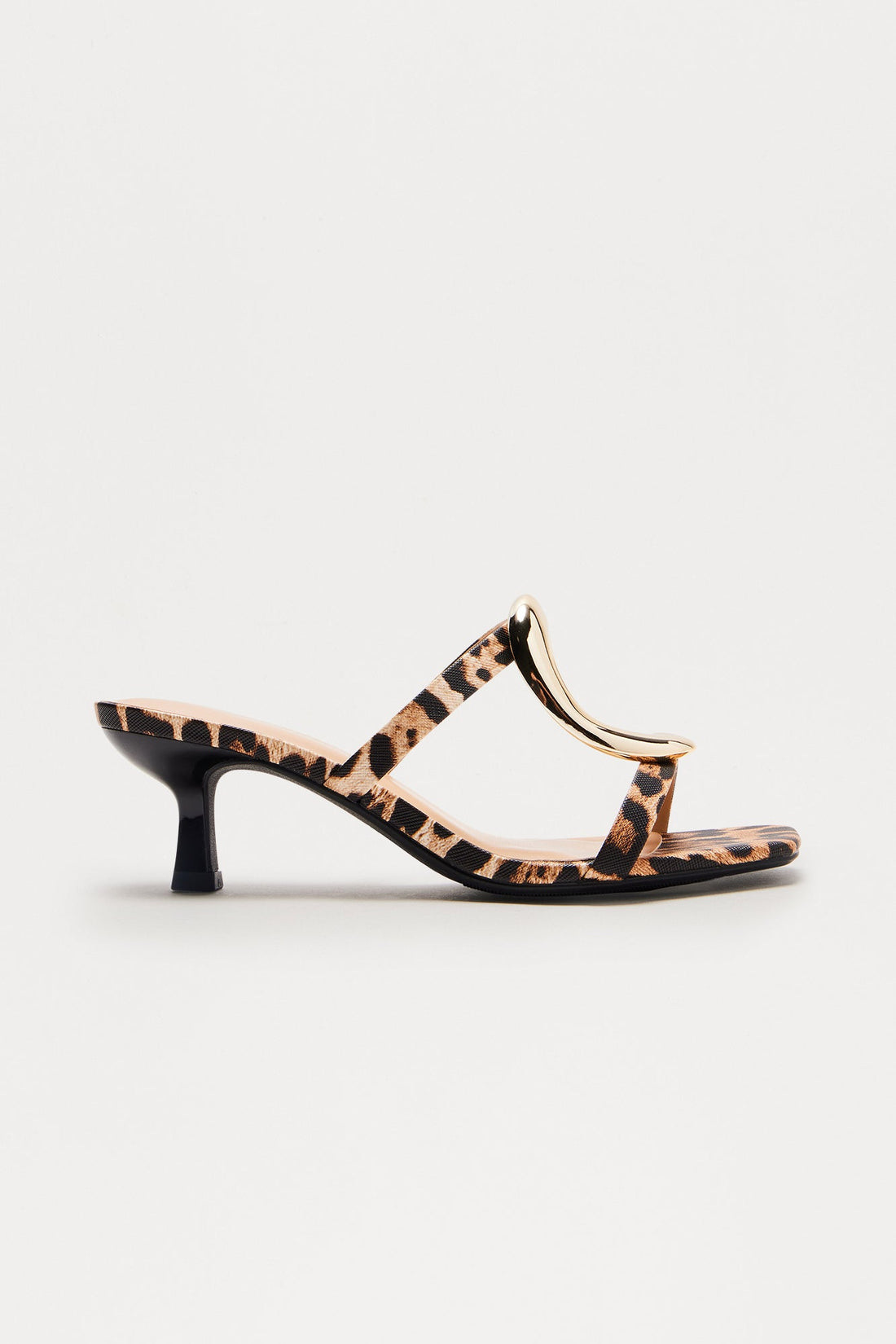 Maris Hardware Kitten Heels - Leopard