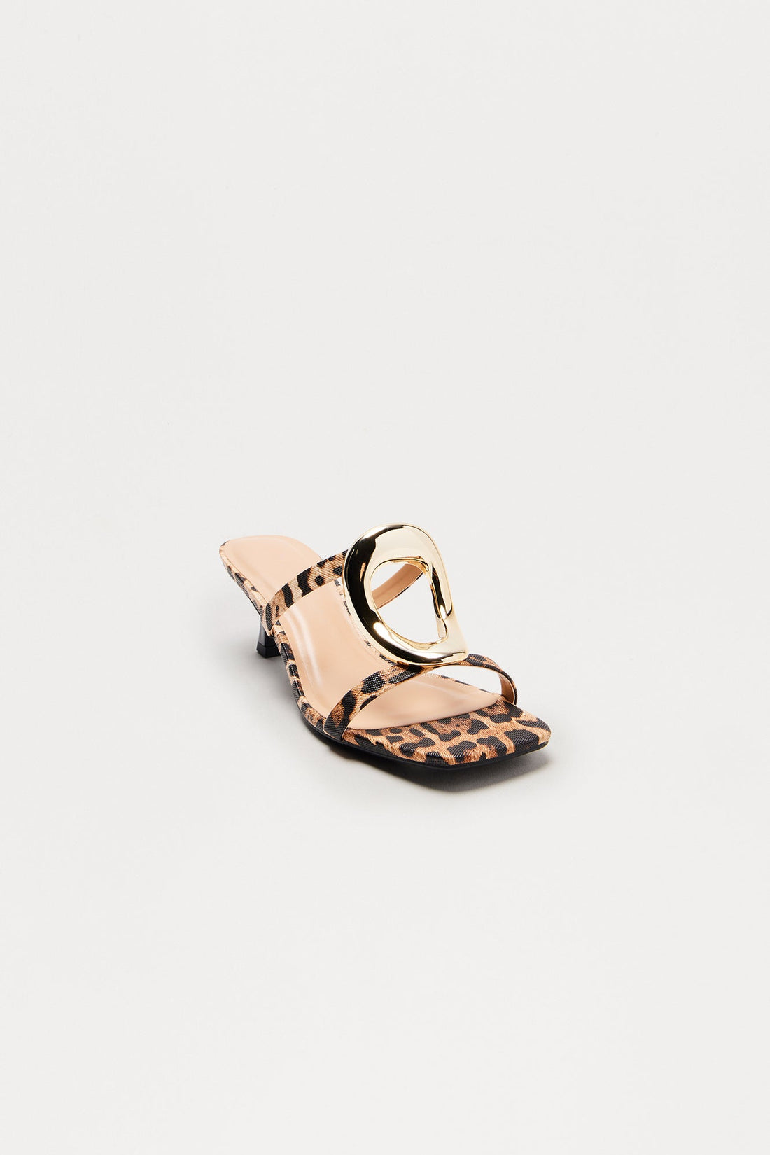 Maris Hardware Kitten Heels - Leopard