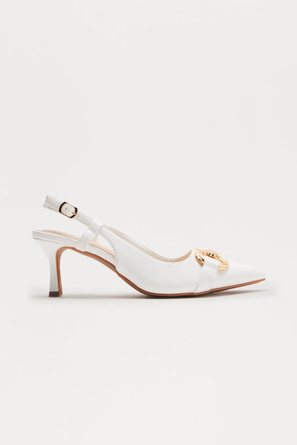 Aven Hardware Pumps - White