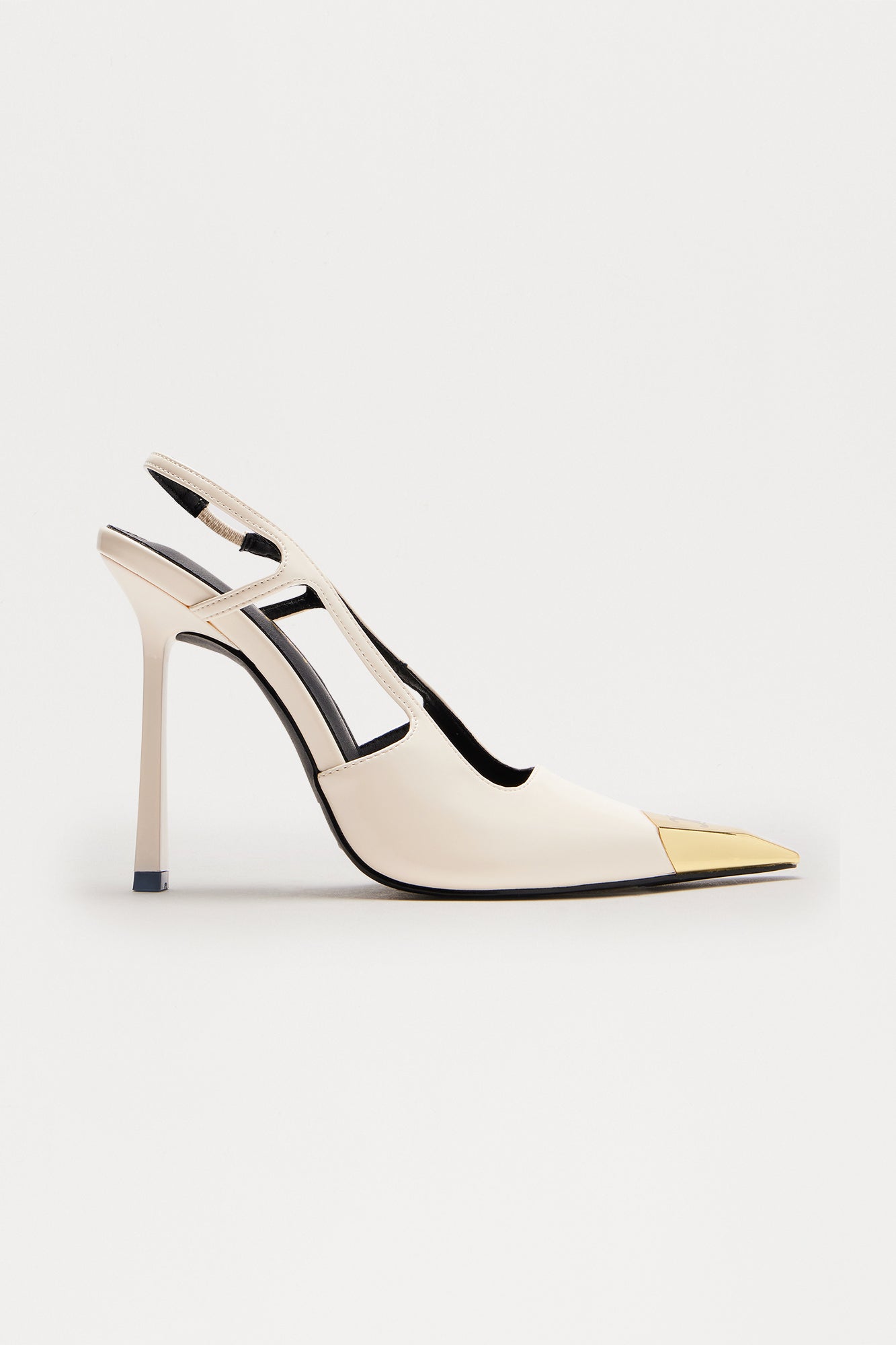 Stamp It Slingback Pumps - Cream