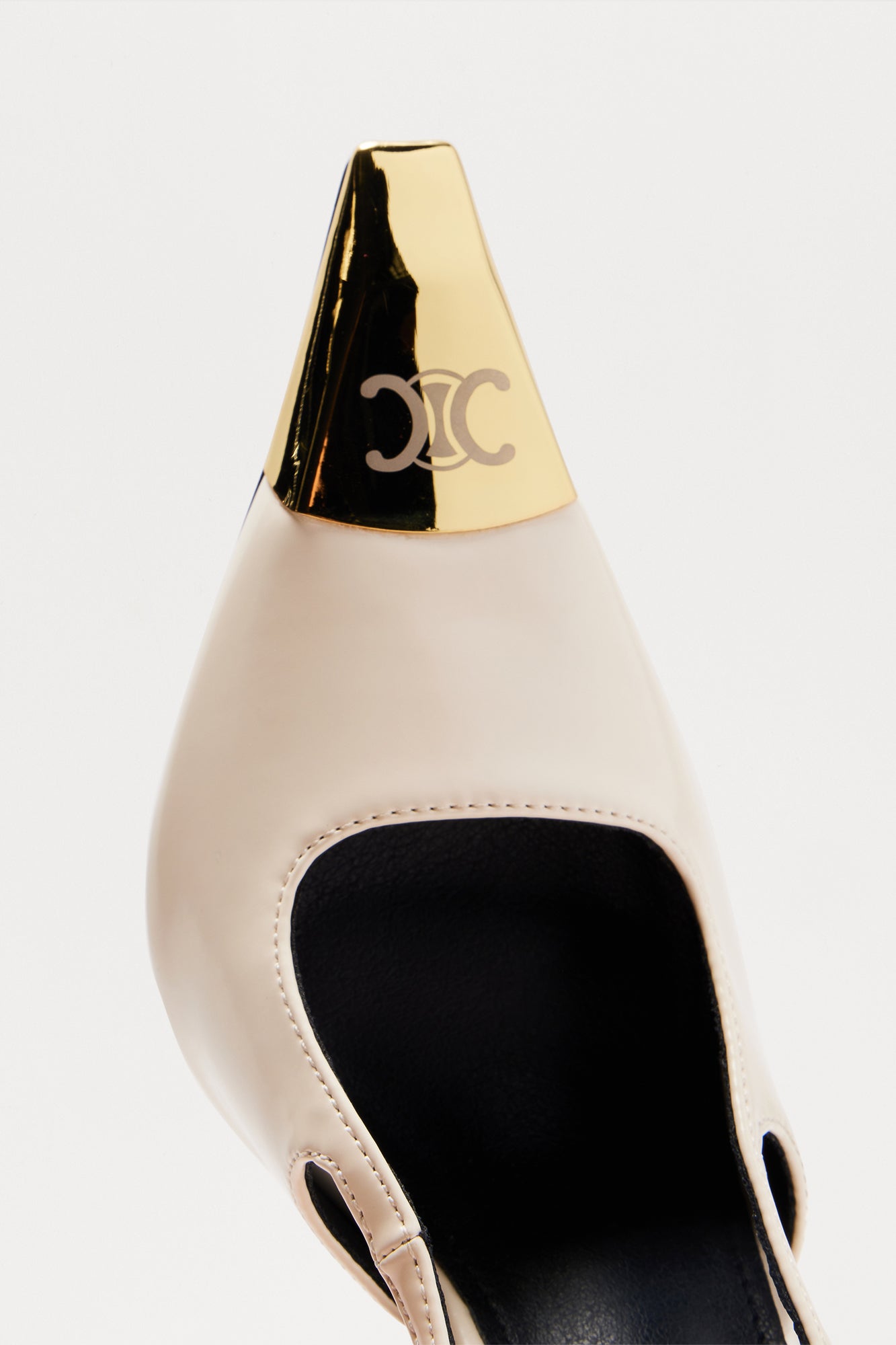 Stamp It Slingback Pumps - Cream