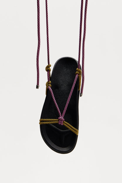 Dex Wrap Up Sandals - Multi Color