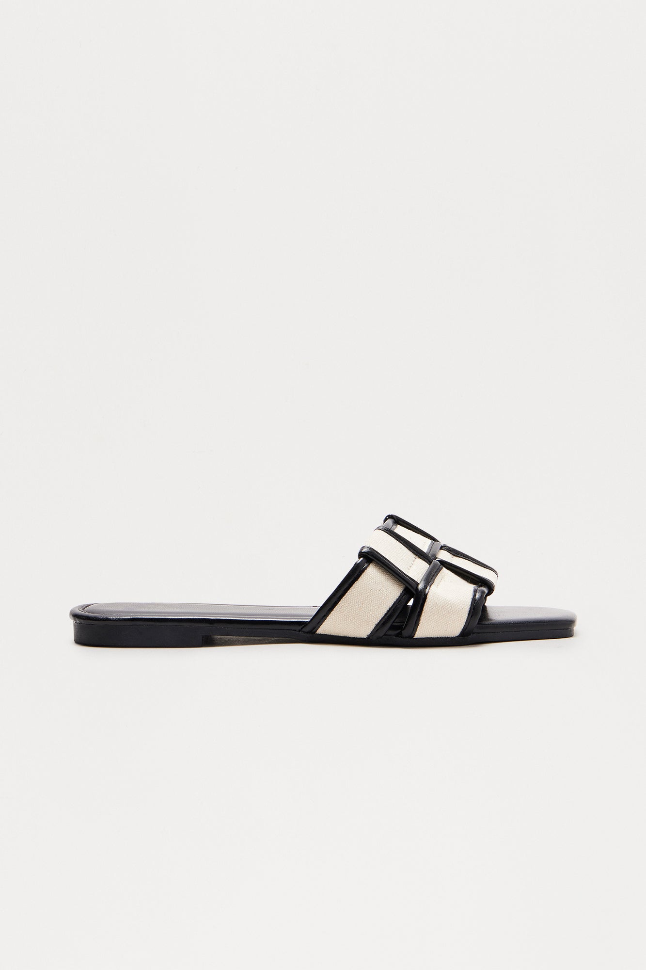 Katarina Slip On Sandals - Black