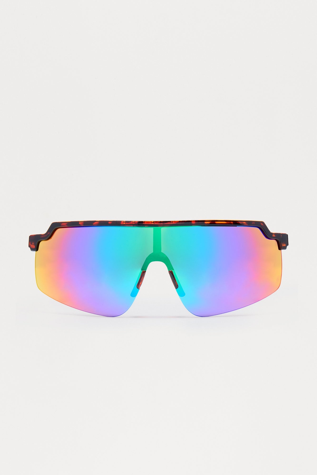 Fredericton Shield Sunglasses - Tortoise/Blue