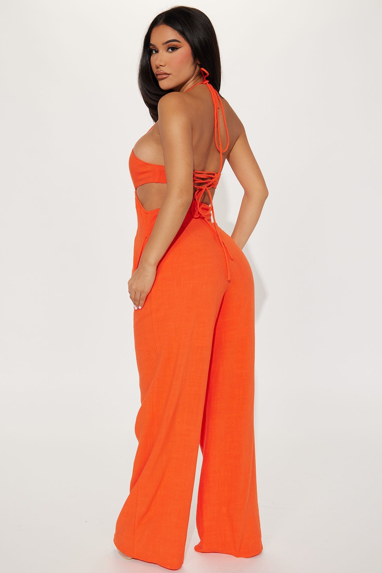Adaline Jumpsuit - Coral