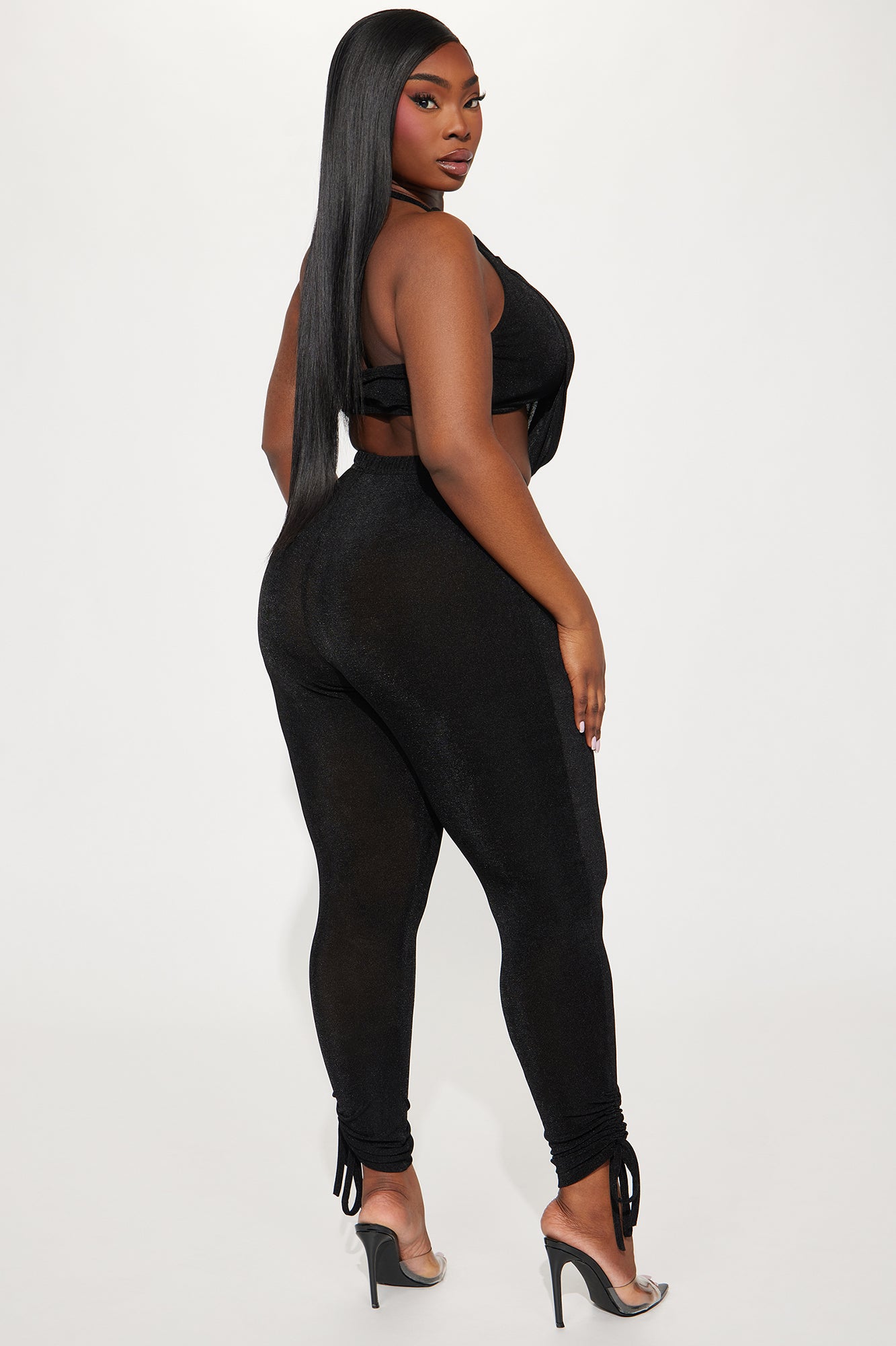 Weekend Lineup Legging Set - Black