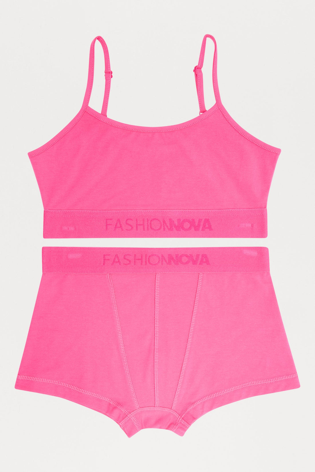 Mini FN Mood Cami And Boxer Set - Hot Pink