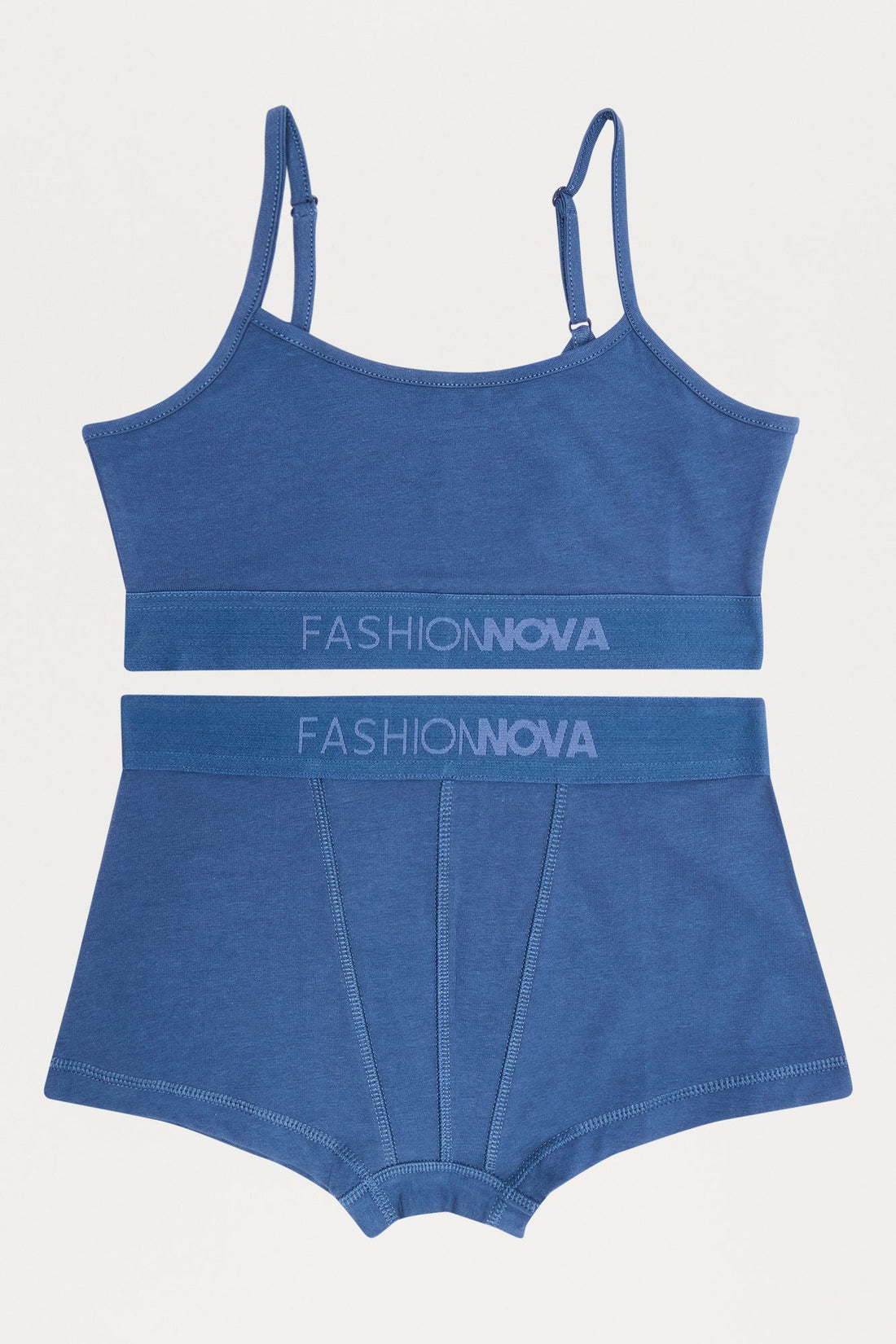 Mini FN Mood Cami And Boxer Set - Slate Blue