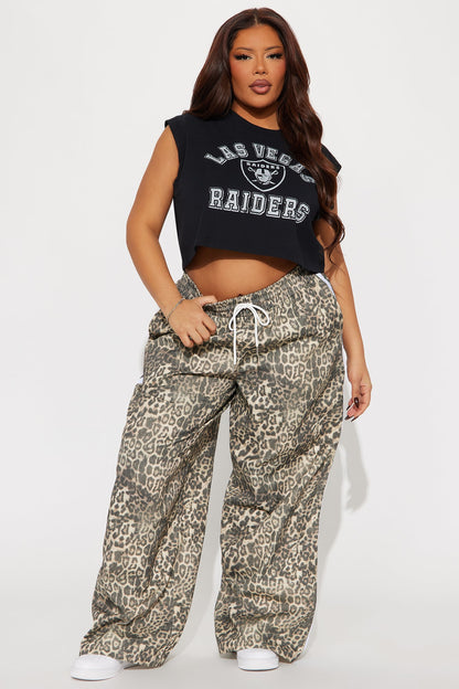 LV Raiders Washed Tank Top - Black