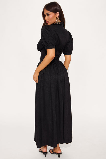 Tamara Airflow Maxi Dress - Black