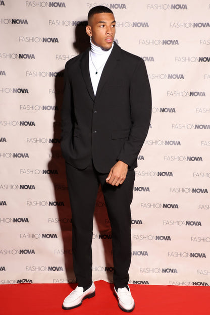 The Modern Stretch Suit Jacket - Black