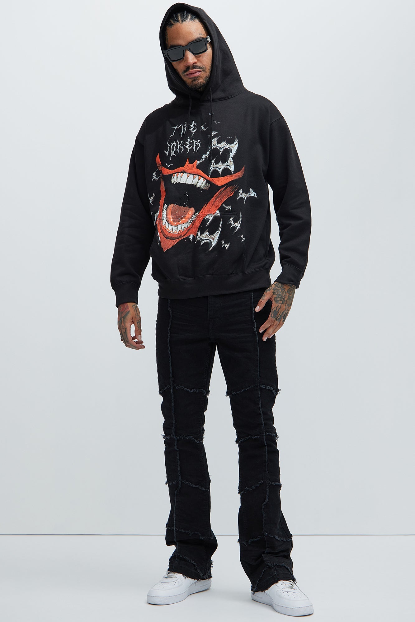 The Joker Chrome Hoodie - Black