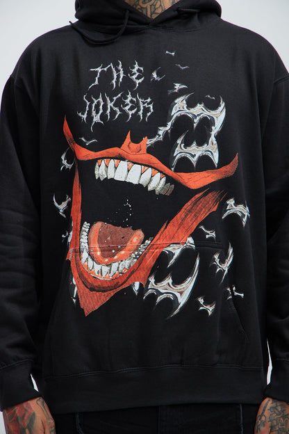 The Joker Chrome Hoodie - Black