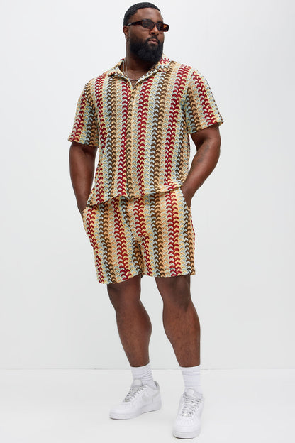 Ramirez Drawstring Shorts - Multi Color